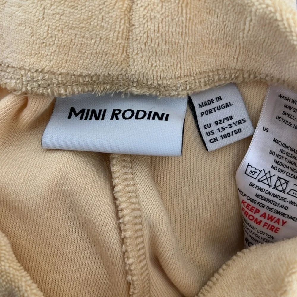 Mini Rodini Tennis Embroidered Half Zip Sweatshirt & Sweatpants Set 1.5-3 YRS